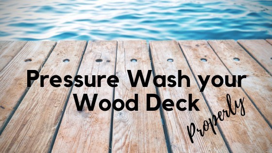 How to Clean a Wood Deck With a Pressure Washer