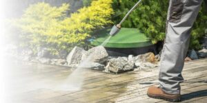 Outdoor power washing