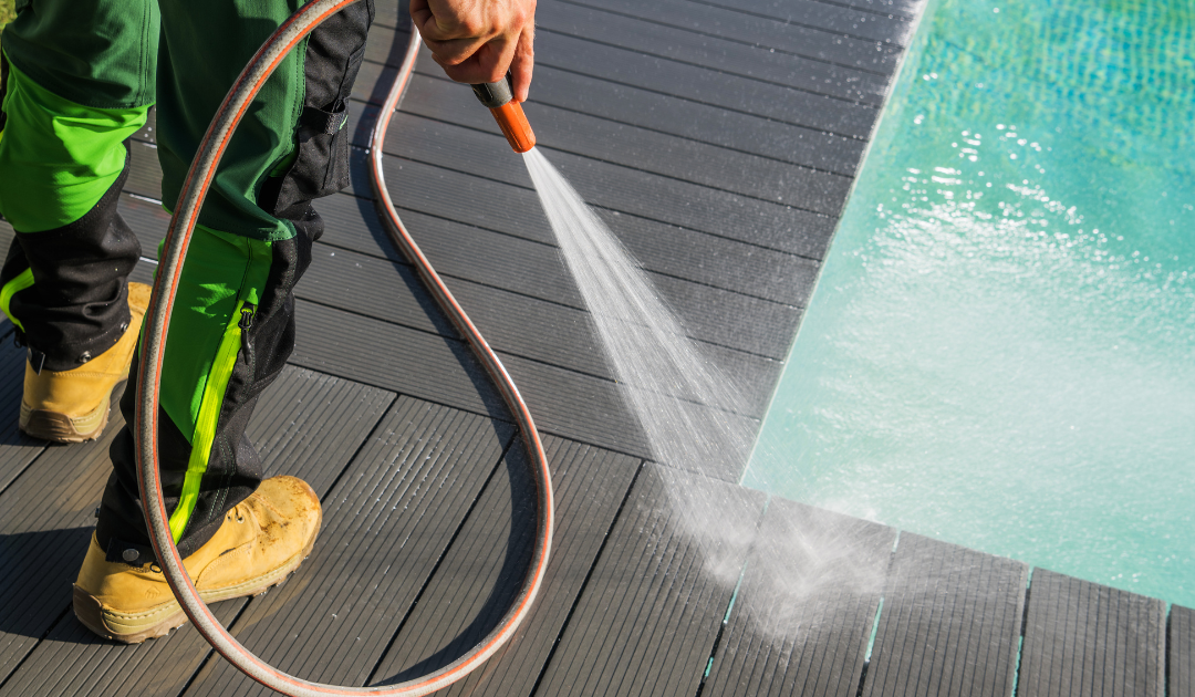 How To Pressure Wash A Pool Deck
