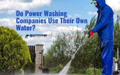 Do Power Washing Companies Use Their Own Water?