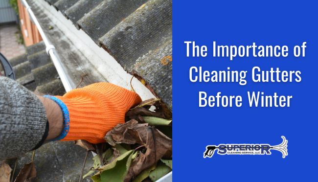 Cleaning Gutters Before Winter